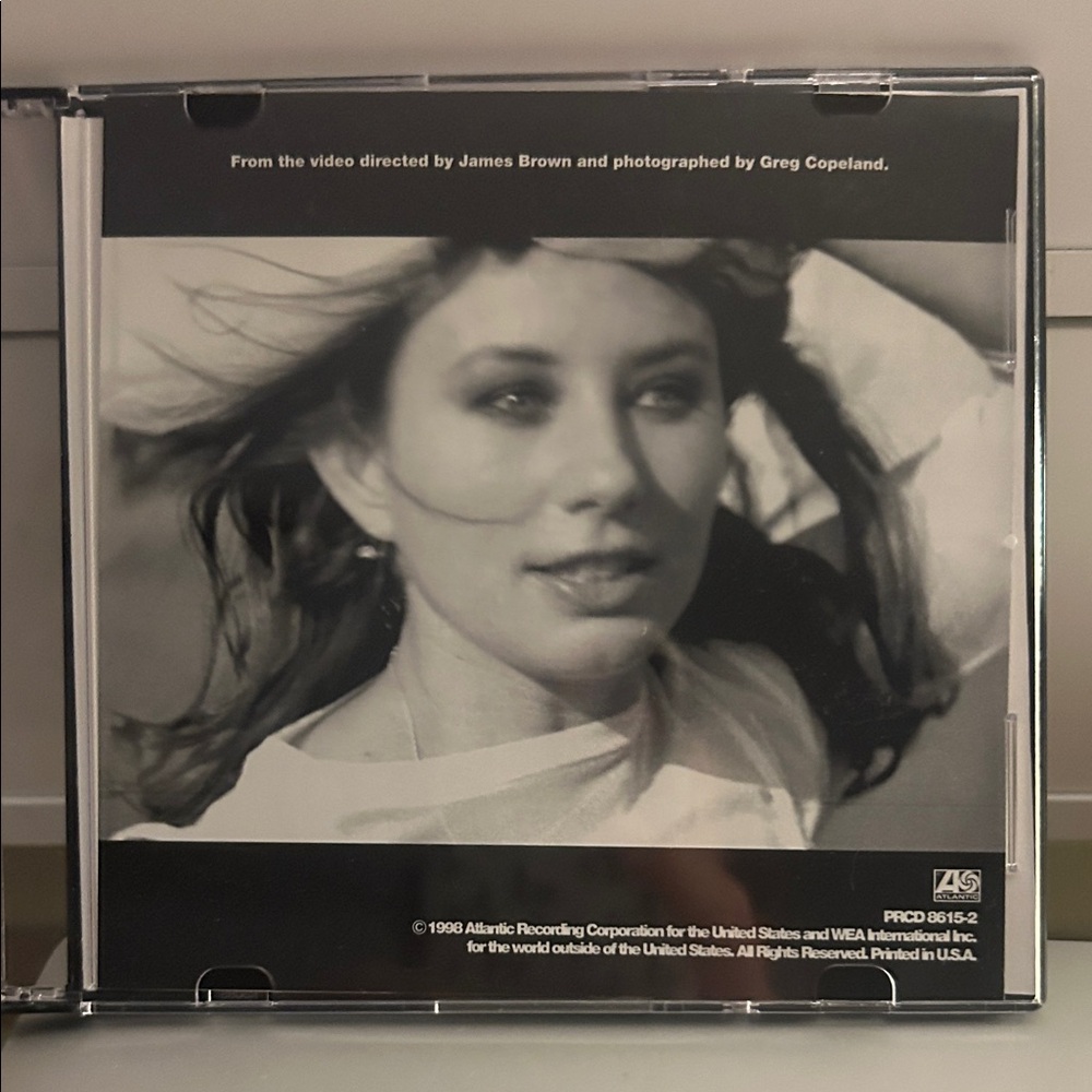 Music CD with Black and White Cover